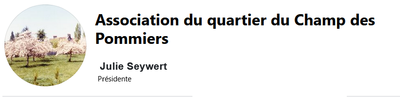 L’adjointe Julie Seywert et l’association du Champs des Pommiers seuls responsables du retard du projet logements sociaux du « Champs des Pommiers »