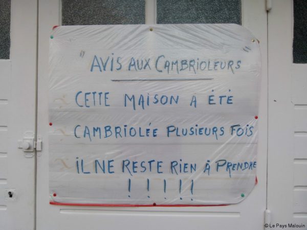 Prévention des cambriolages… Mr Bertet major de la gendarmerie, Mr Husson, on la fait cette réunion de sensibilisation ?